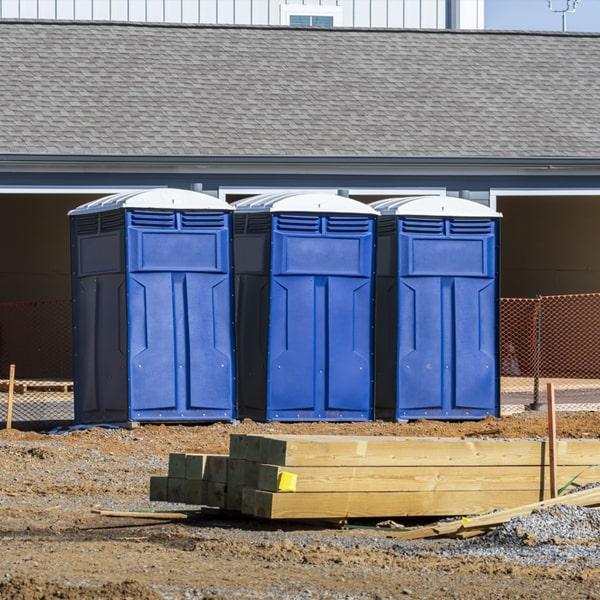 Heavy-duty construction site porta potty in Shawnee, Oklahoma
